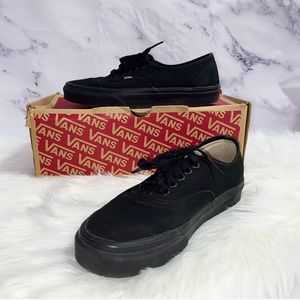 Vans Black Authentic Men 6.5 Women 8